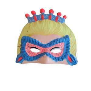 Vintage Children's Princess Mask - Halloween